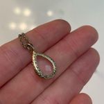 Kendra Scott  kiri gold teardrop Necklace with Crystal Pendant Photo 4