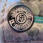 Aeropostale Women's Juniors Size 3/4 Paint Splatter Splash Jean Shorts Photo 6