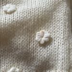 Farm Rio  Handmade Flowers Embroidered Sweater Photo 3