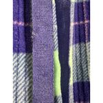 Faded Glory  Blue/Aqua Plaid Fleece Pajama Pants, Tie Waist, Large, 12-14 Photo 3