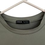 SheIn Womens S Unity Letter Graphic Crop Tee California West Coast Green Photo 2