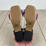 Betsey Johnson Women's Dottee Flower-Embellished Heeled Sandal 5 Black White $89 Photo 6