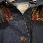 ROPER Womens Western Shirt Blue Denim Sleeveless Shoulder Detail Snaps NWT Large Photo 4