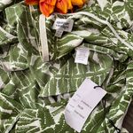 Unique Vintage Green Tropical Leaf Print Halter Jumpsuit NWT | 5XL | Photo 9