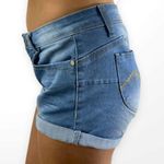 Hot Kiss 90s Vintage Mid Wash High Rise Rolled Hem Shorts Photo 1