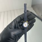 Lucerne Vintage Blue Leather Strap Watch | Classic Gold Photo 3