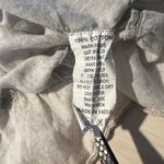 Shoreline Womens Gray M Tank Dress Cover Up Beach Cruise Embroidered 100% Cotton Photo 5