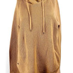 Lauren Ralph Lauren Waffle Knit Pullover Hoodie Women's Sz Medium Tan/brown Brown Photo 0