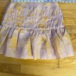 Keepsake Stand Tall Blush Stencil Floral Mini Skirt Size XS Pink Photo 6