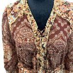 Miss Me Floral Print Long Sleeve Dress Womens Size Medium Photo 1