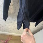 Athleta Marled Navy Hooded Pullover Photo 3