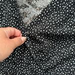 Sam Edelman The Back Jumpsuit Open Back Polka Dot Black 2 Photo 4