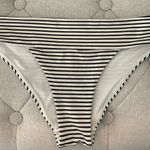 H&M Mid Rise High Leg Striped Bikini Bottom Cheeky Photo 0