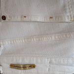 Anthropologie  Pilcro and the Letterpress White Denim Jeans Straight Leg  Size 30 Photo 7