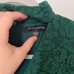 Sharagano  Green Lace Mini Dress Photo 2