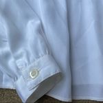 St. John  Pleated Collar Button Down Blouse Photo 3