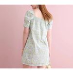 J.Crew  100% Cotton Green Afternoon Liberty Lodden Fabric Mini Dress Size Medium Photo 1