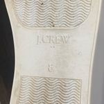 J.Crew Women's Saturday Sneaker 8 White Sneakers with Leopard Detail Photo 11