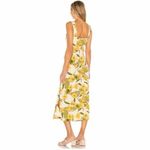 l*space L* Yellow Mykonos in Ibiza Floral Dress Size Small Photo 3