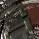 Bulova TFX by Silver-Tone Stainless Steel Watch 36t117 Crystal Markers Photo 10