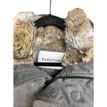 Babaton Aritza Oskar Parka Jacket Faux Fur Lined Down Fill Charcoal Women’s XS Photo 3