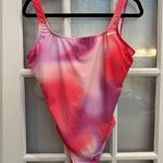 Nike  Swim Pink Orange Tie Dye Ombre One-Piece Swimsuit Sporty NWT Size XL Photo 10