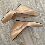 Sergio Rossi  Wedge Heel Shoes, Gold (Made in Italy) Size EU36 Photo 3
