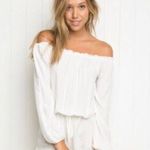 Brandy Melville Off The Shoulder Romper Photo 0