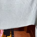 Independent Trading Co Lennon Cropped Peace Love Happiness Hoodie Sage Sz Medium Green Photo 5