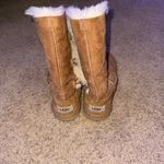 UGG  Brown and White Winter Boots with Plush Lining Photo 2