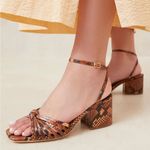 Loeffler Randall New Renee Knot Heel Sandals Size 8 Photo 0