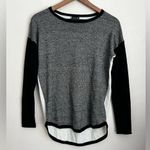 Smartwool  Shadow Pine Color Block Sweater long sleeve black ski wool blend dark Photo 0