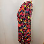 XTaren  Bright Floral Leaves Dress Size Large Photo 6