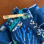 Printfresh coast to coast midi dress in Oceania print navy blue size small nwt Photo 7