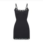 SKIMS  Fits Everybody Lace Slip Dress Onyx Size Small Photo 11