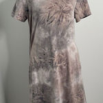 Justify  silky soft T-shirt dress.  Tie dye. Mid length.  Size Large. Photo 0