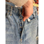 AGOLDE  90’s Jeans Women’s 25 Light Wash Distressed Ripped Knee 100% Cotton USA Photo 6