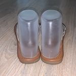 Time And Tru  metallic silver summer sandals Photo 3