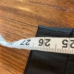 Bershka Berksha black faux leather straight leg pants size 30 Photo 3