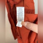 Nation Ltd x Evereve Everleigh Ruffle Shoulder Midi Dress in Cayenne Size XS Photo 13