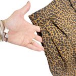 Halara ‎ High Waisted Side Pocket Leopard Print Casual Cotton Shorts size L Photo 4