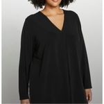 Universal Standard  Clean Column Tunic Black Size Medium Plus‎ Size 2X 18-20 Top Photo 8