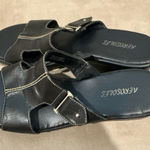 Aerosoles  Black Slide Sandals‎ Size 10M Photo 0