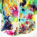 Victoria's Secret Victoria Secret‎ Sport Small Jacket Handmade Tie Dye Watercolor Wonder Hood 1517 Photo 3