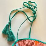 Love Wednesday Tropical Print Cotton maxi dress, spaghetti straps, coral, NWT, M Size M Photo 12