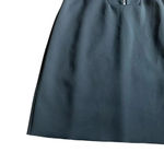 Theory 38 Windsurf Scuba Dress Black Sleeveless A-Line Half-Zip Size 10 Women's Photo 3