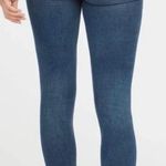 Spanx  Pull On Denim Blue Distressed Ankle Skinny Jeans Medium Wash M Photo 1