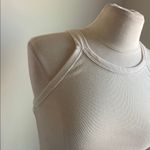 Imogene and Willie Racerback Tank Womens Sz LG Cream Heavyweight Cotton Photo 1