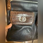 Brighton Two Tone Florabella Leather Crossbody Messenger Bag Photo 8