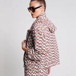 One Teaspoon Heartline Track Jacket M 24.5” P2P Red White $155 Retail NWT Photo 7